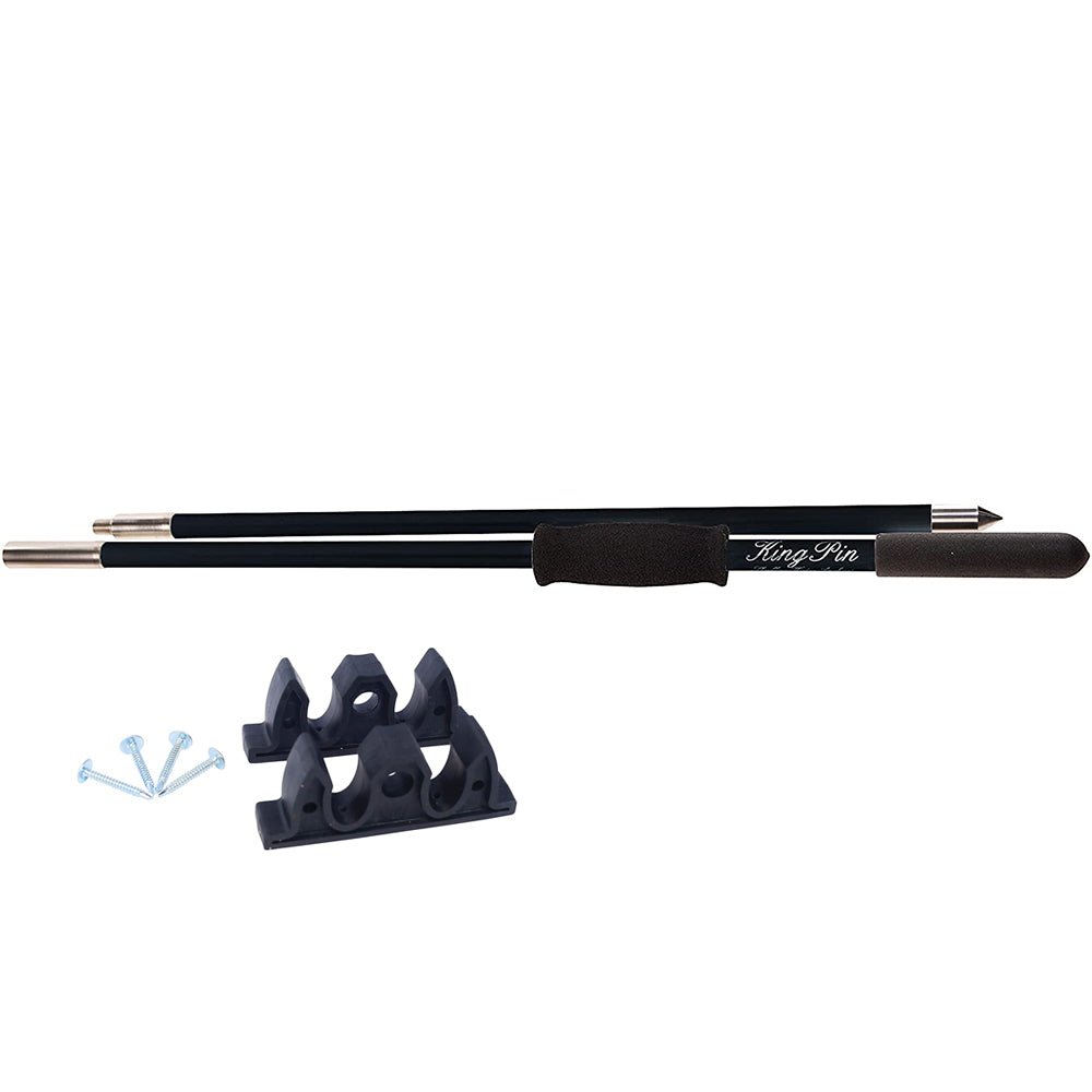 Panther 10 King Pin Anchor Pole - 2-Piece - Black - Life Raft Professionals