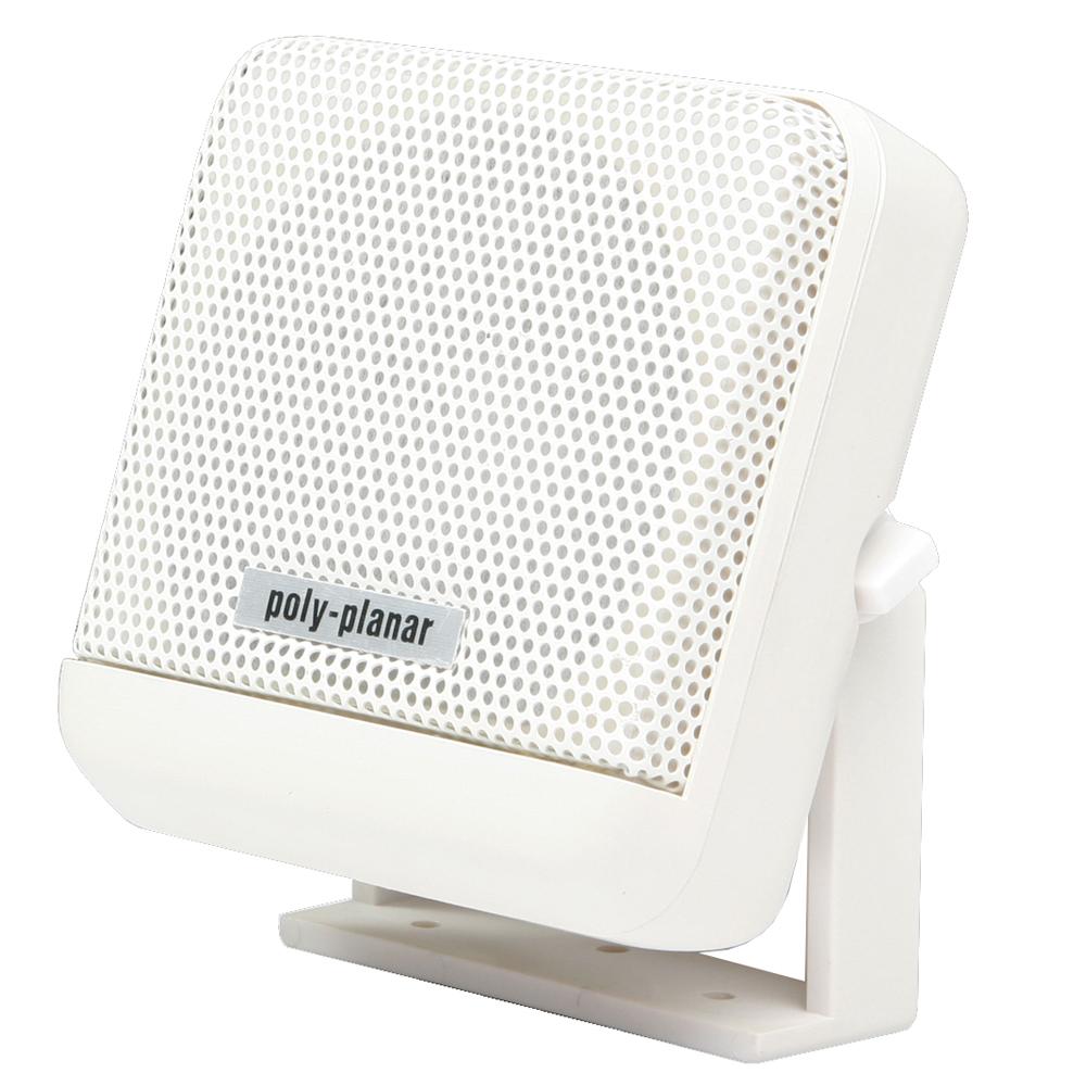 Poly-Planar VHF Extension Speaker - 10W Surface Mount - (Single) White [MB41W] - Life Raft Professionals