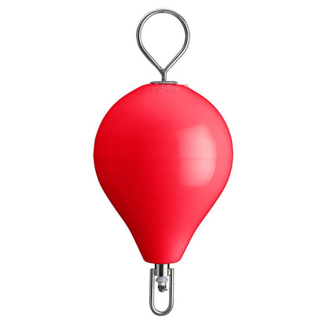 Polyform 13.5" CM Mooring Buoy w/SS Iron - Red - Life Raft Professionals
