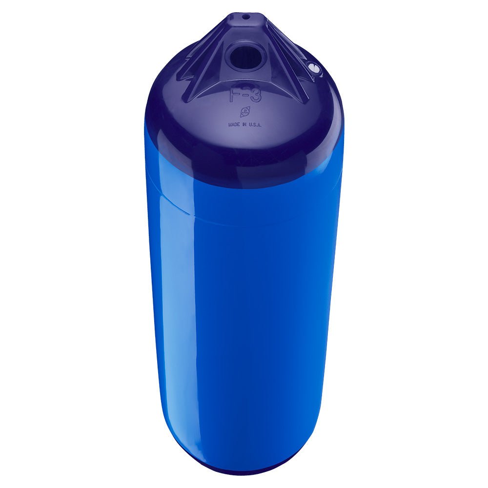 Polyform F-3 Twin Eye Fender 8.2" x 30" - Blue - Life Raft Professionals