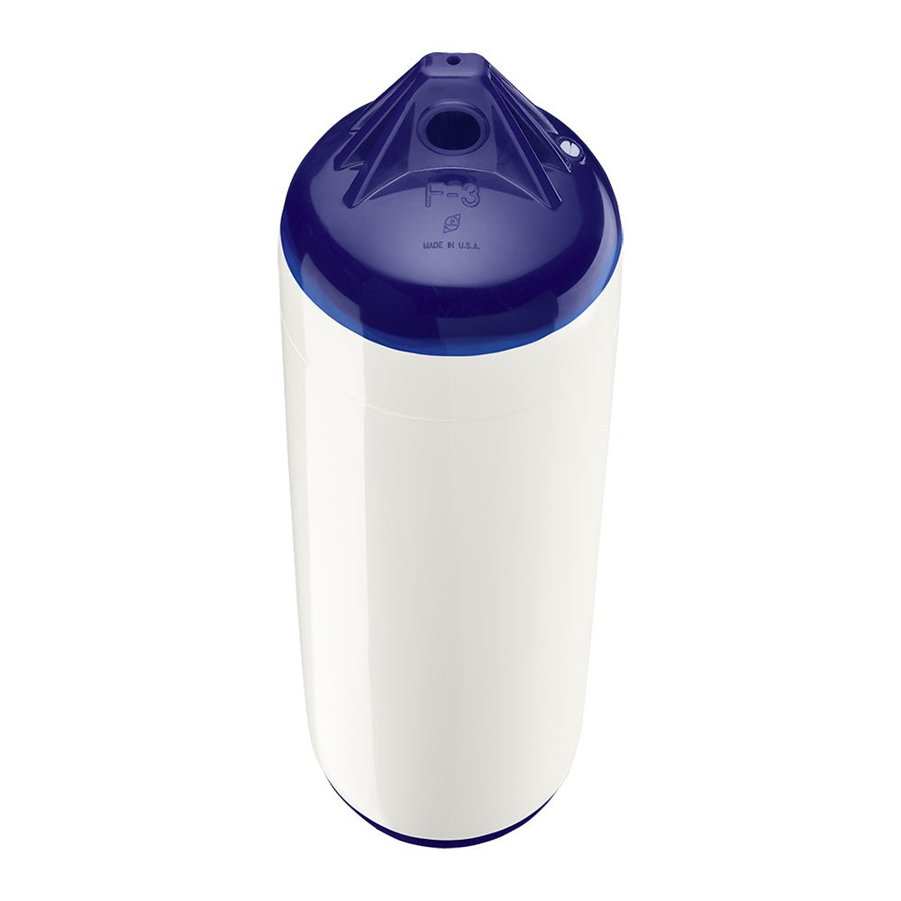 Polyform F-3 Twin Eye Fender 8.2" x 30" - White - Life Raft Professionals