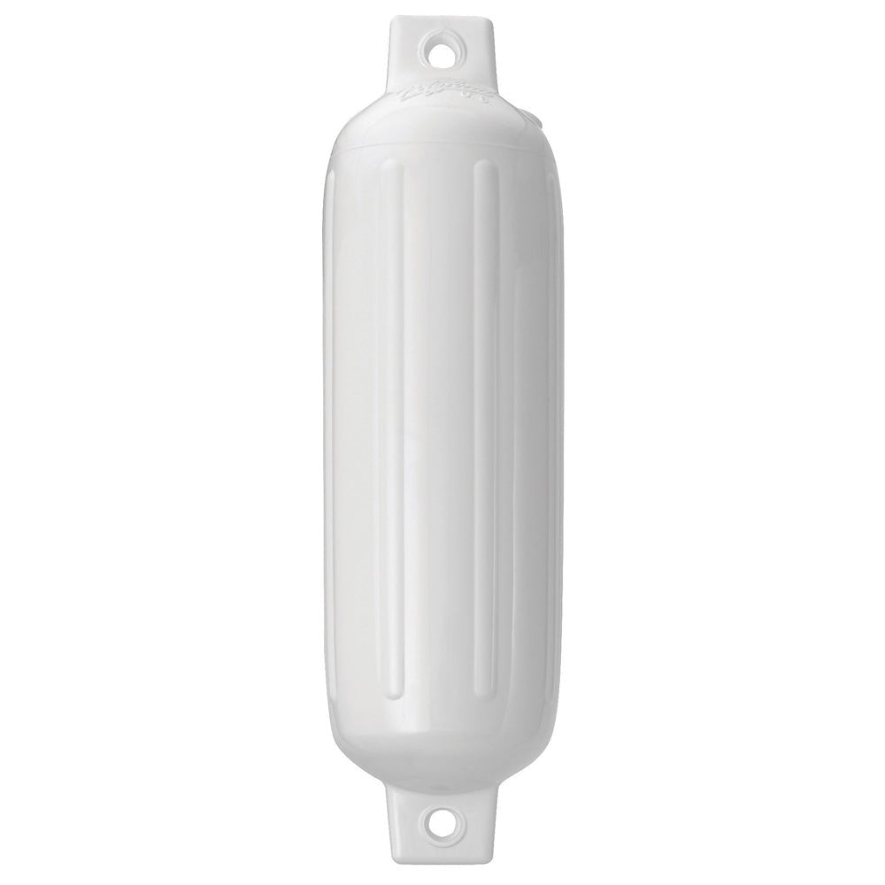 Polyform G-2 Twin Eye Fender 4.5" x 15.5" - White - Life Raft Professionals