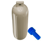 Polyform G-3 Twin Eye Fender 5.5" x 19" - Sand w/Adapter - Life Raft Professionals