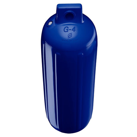 Polyform G-4 Twin Eye Fender 6.5" x 22" - Cobalt Blue w/Adapter - Life Raft Professionals