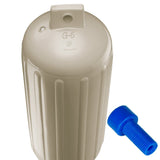 Polyform G-6 Twin Eye Fender 11" x 30" - Sand w/Adapter - Life Raft Professionals