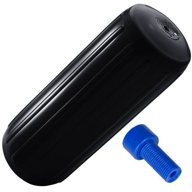 Polyform HTM-1 Fender 6.3" x 15.5" - Black w/Adapter - Life Raft Professionals