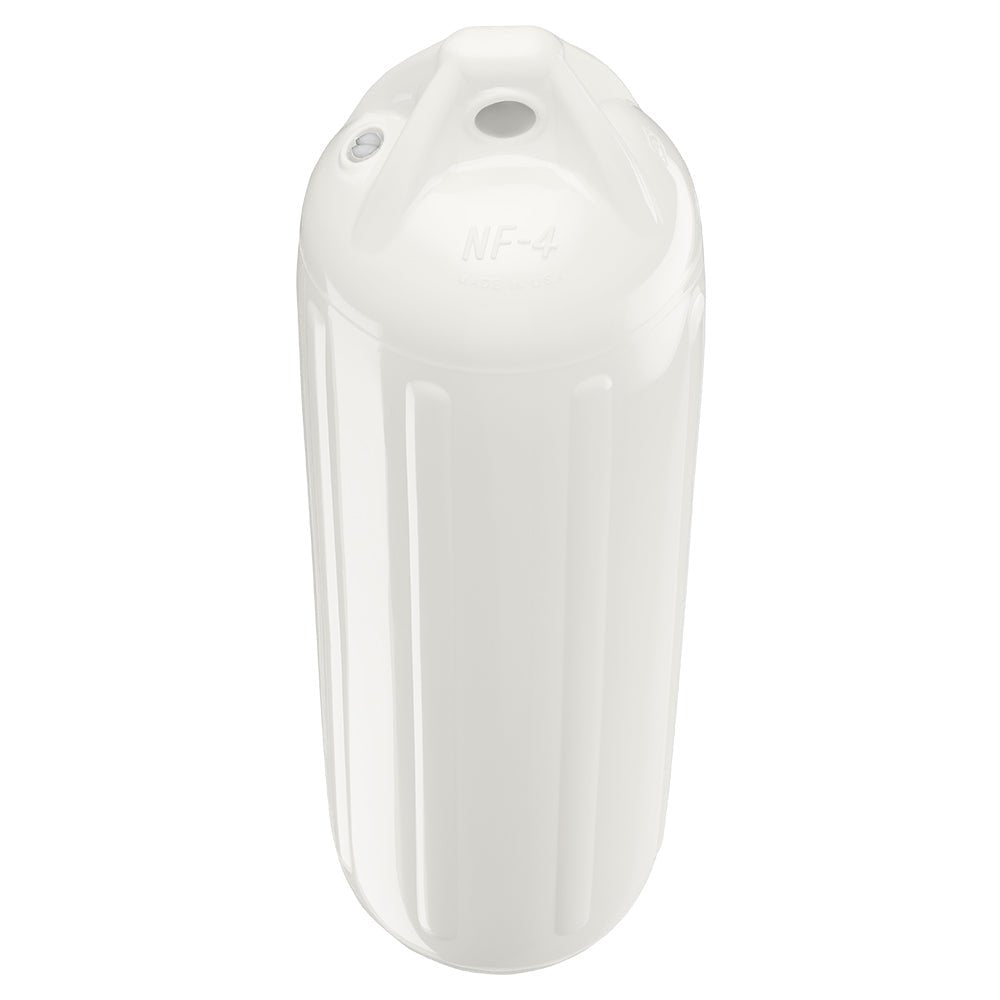 Polyform NF-4 Heavy Duty Twin Eye Fender 6.4" X 21.6" - White - Life Raft Professionals