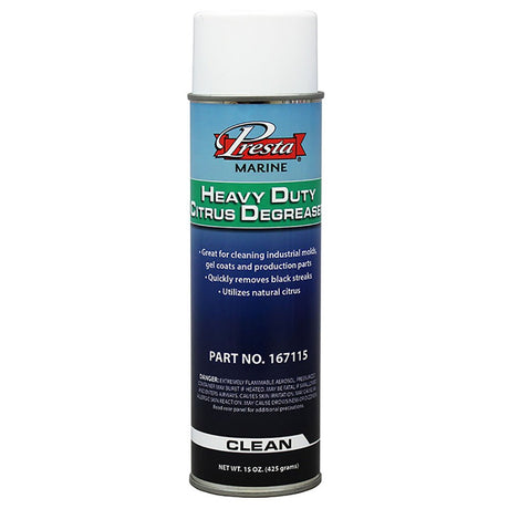 Presta Heavy Duty Citrus Degreaser - 15oz - Life Raft Professionals