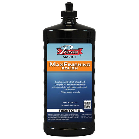 Presta MaxFinishing Polish - 32oz - Life Raft Professionals