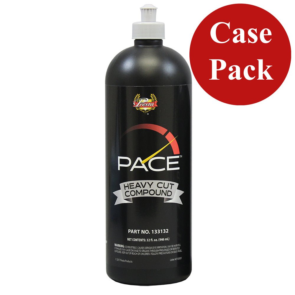 Presta PACE Heavy Cut Compound - 32oz - *Case of 6* - Life Raft Professionals
