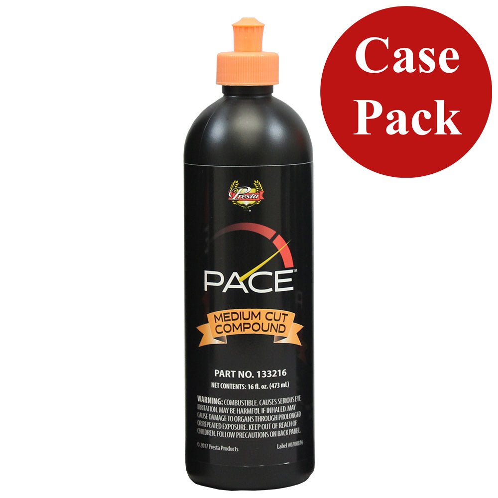 Presta PACE Medium Cut Compound - 16oz - *Case of 6* - Life Raft Professionals