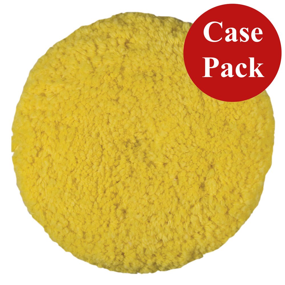 Presta Rotary Blended Wool Buffing Pad - Yellow Medium Cut - *Case of 12* - Life Raft Professionals