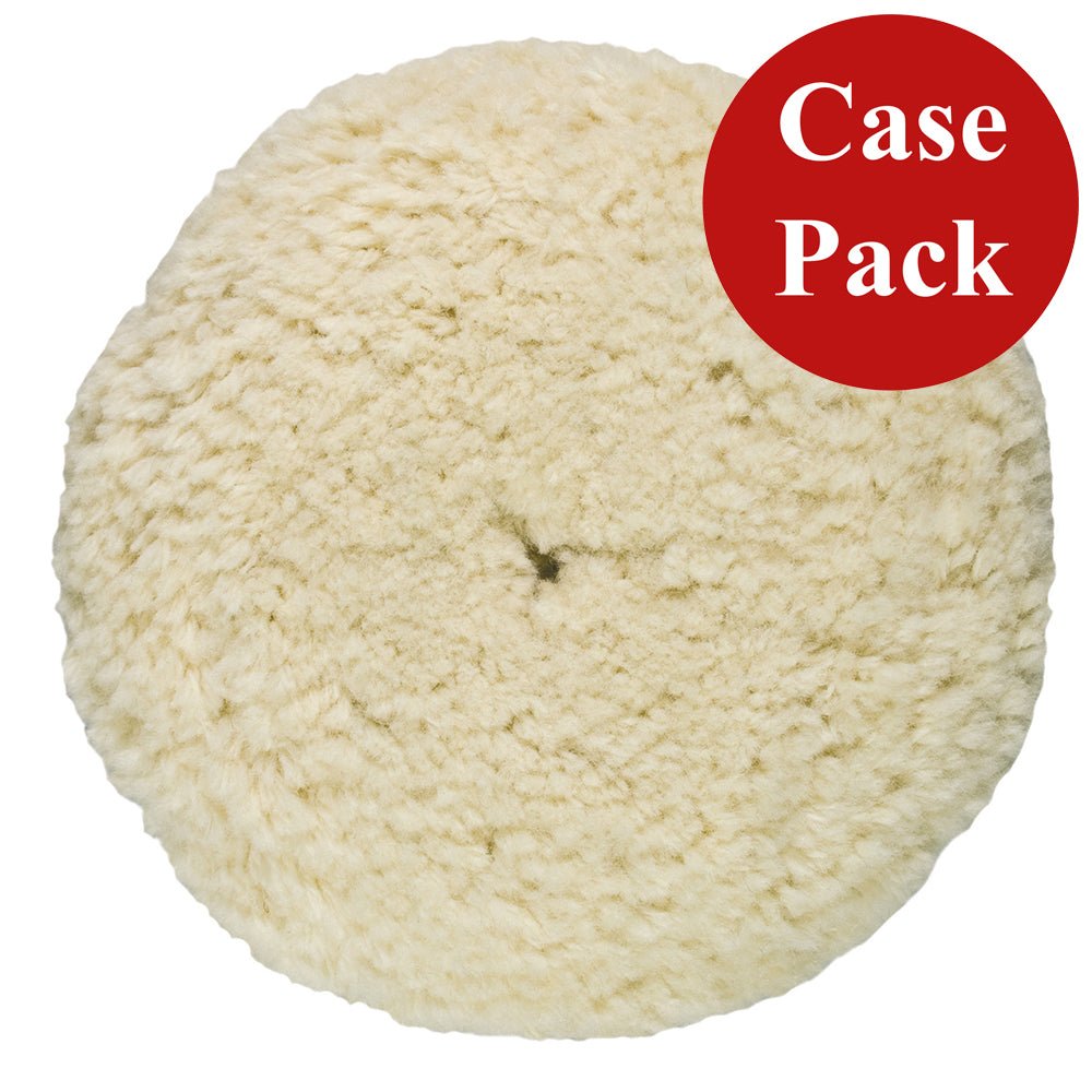 Presta Rotary Wool Buffing Pad - White Heavy Cut - *Case of 12* - Life Raft Professionals