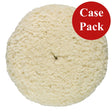Presta Rotary Wool Buffing Pad - White Heavy Cut - *Case of 12* - Life Raft Professionals