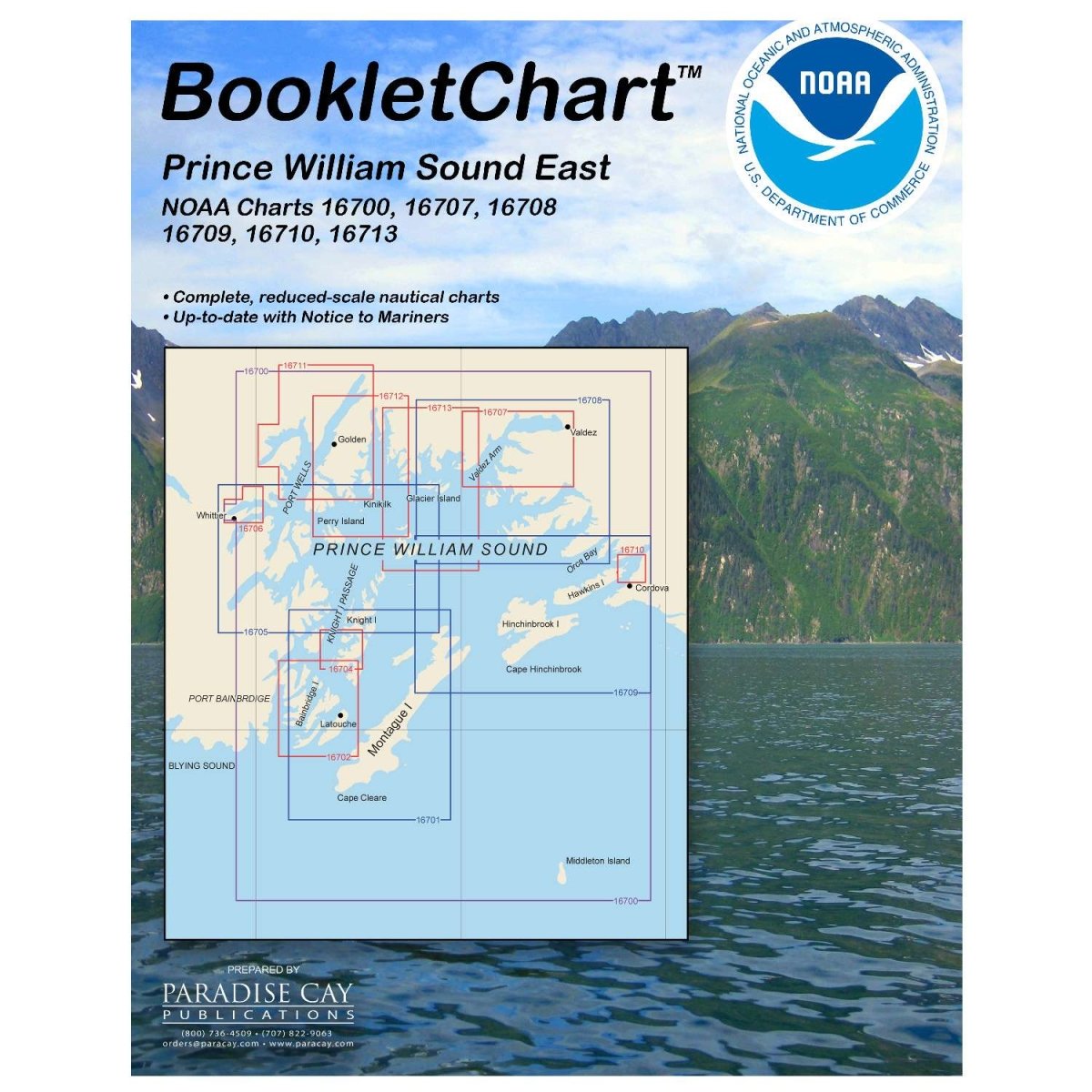 Prince William Sound BookletChart (East) - Life Raft Professionals