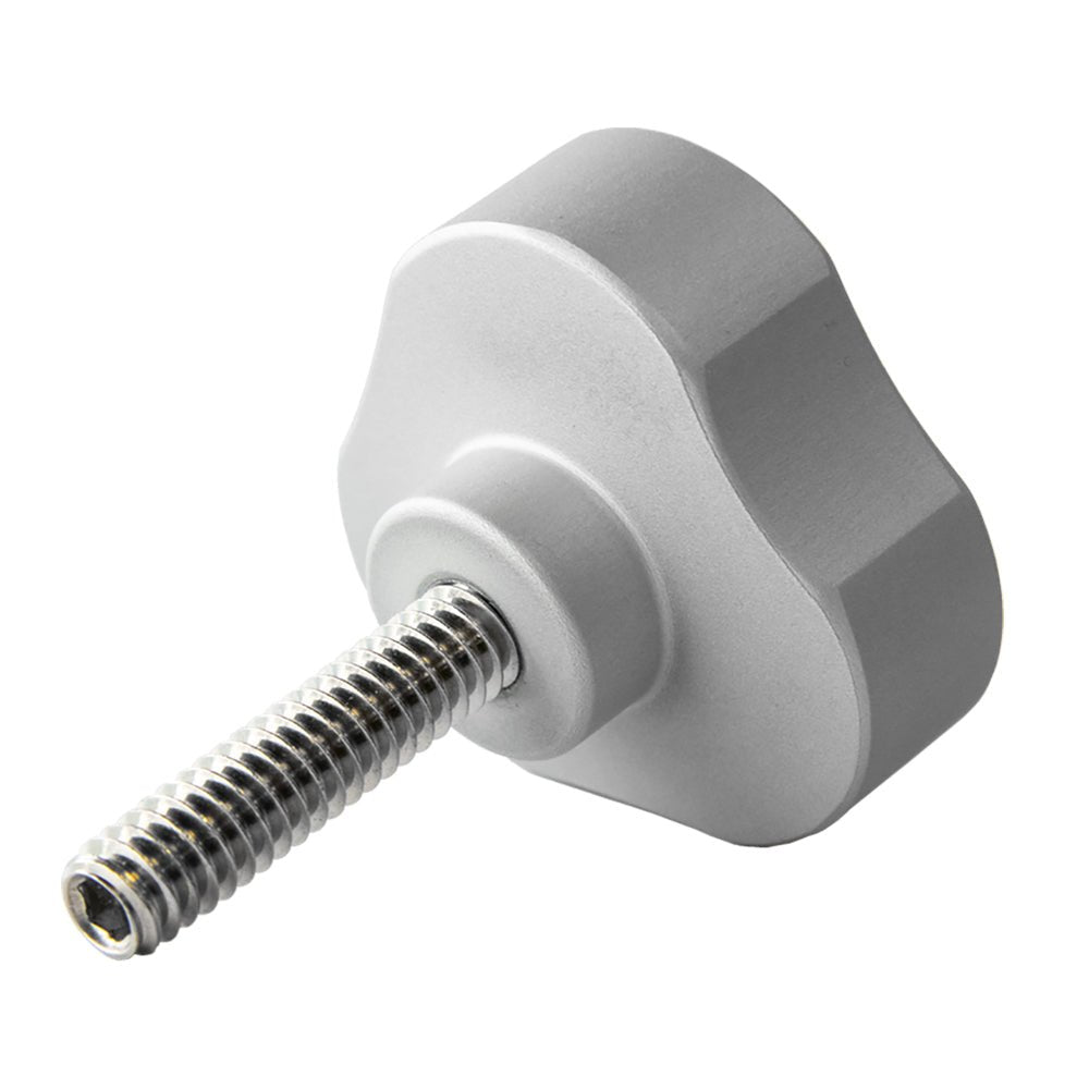 PTM Edge KNB-17 Replacement Knob f/UCX-17 PRO Mirror - Silver - Life Raft Professionals
