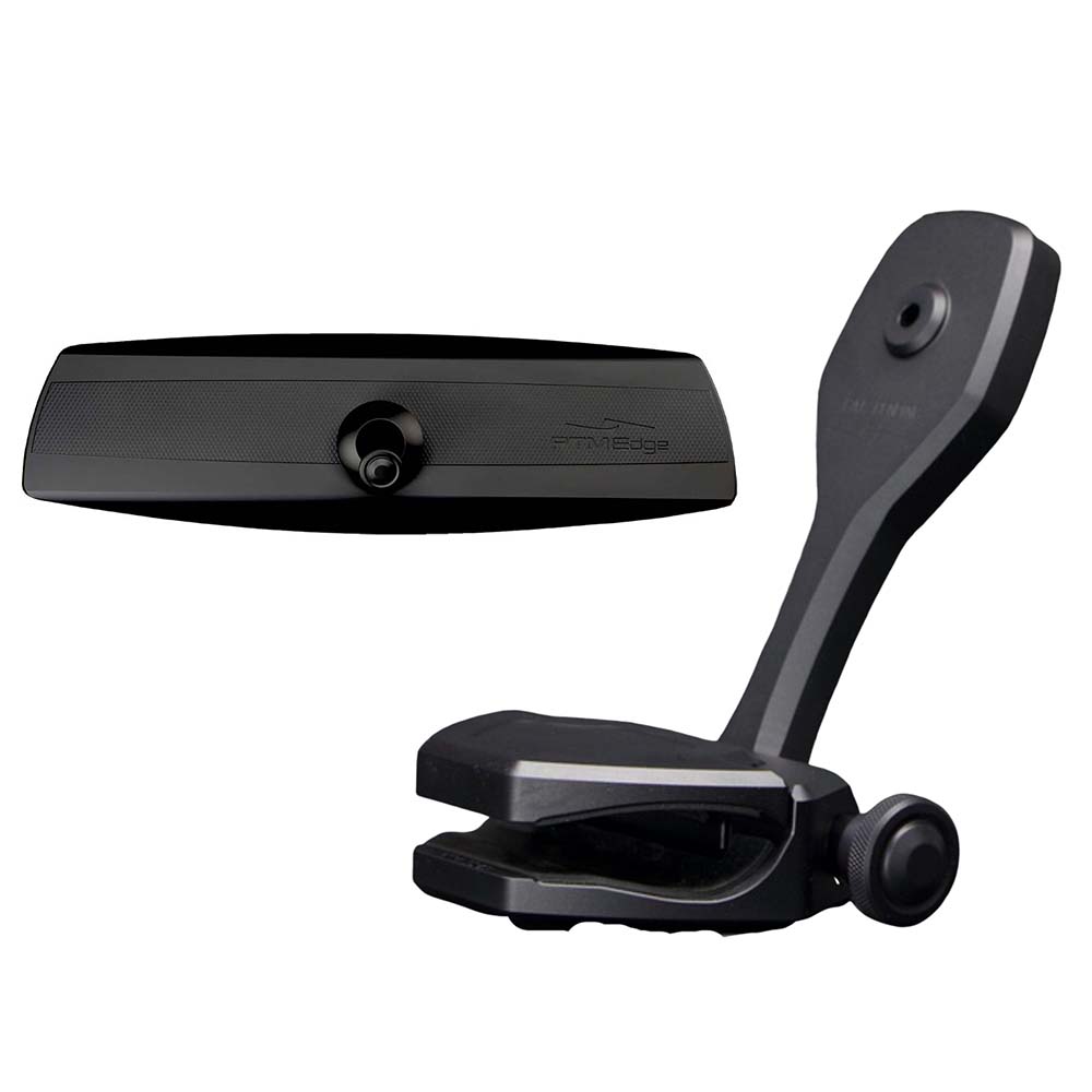 PTM Edge Mirror/Bracket Kit w/VR-140 Elite Mirror ZXR-320 (Black) - Life Raft Professionals