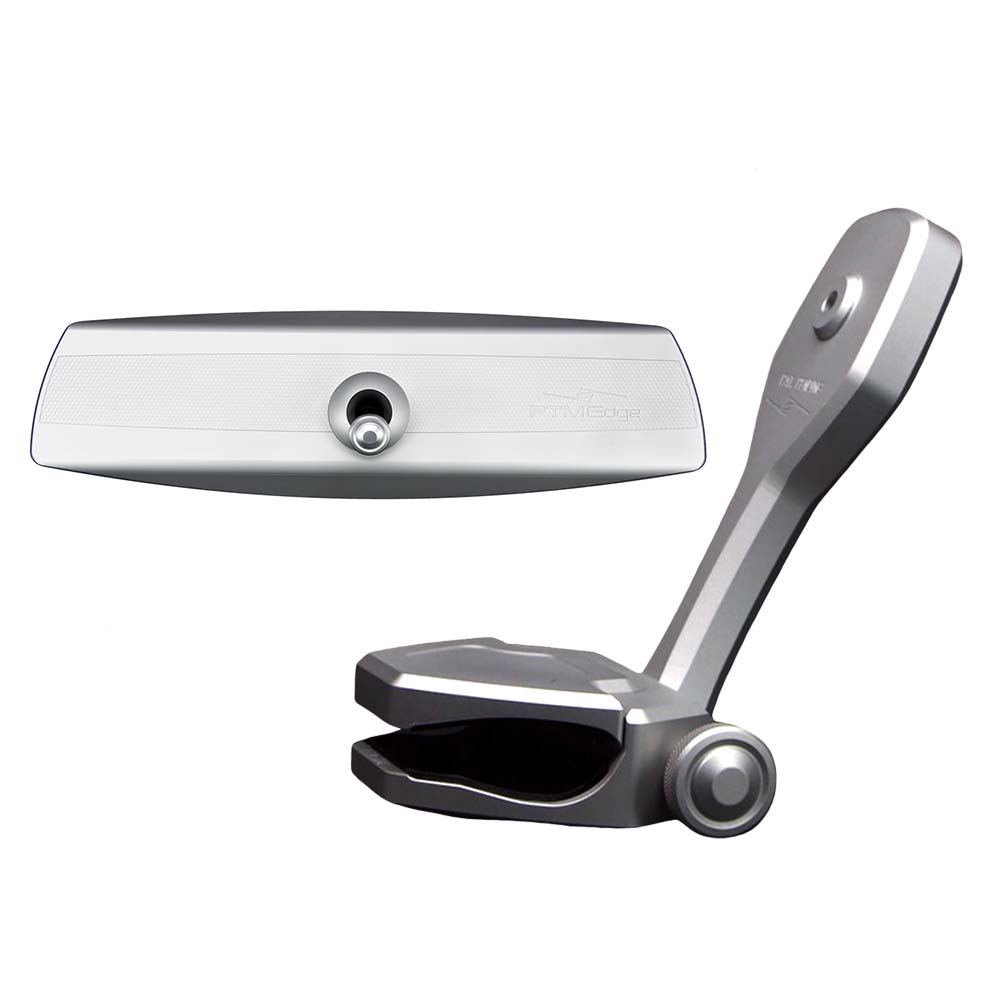 PTM Edge Mirror/Bracket Kit w/VR-140 Elite Mirror ZXR-320 (Silver) - Life Raft Professionals