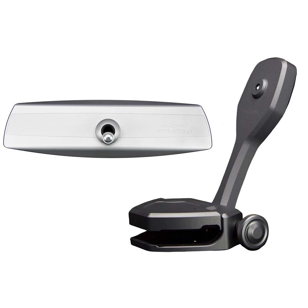 PTM Edge Mirror/Bracket Kit w/VR-140 Elite Mirror ZXR-360 (Titanium Grey) - Life Raft Professionals