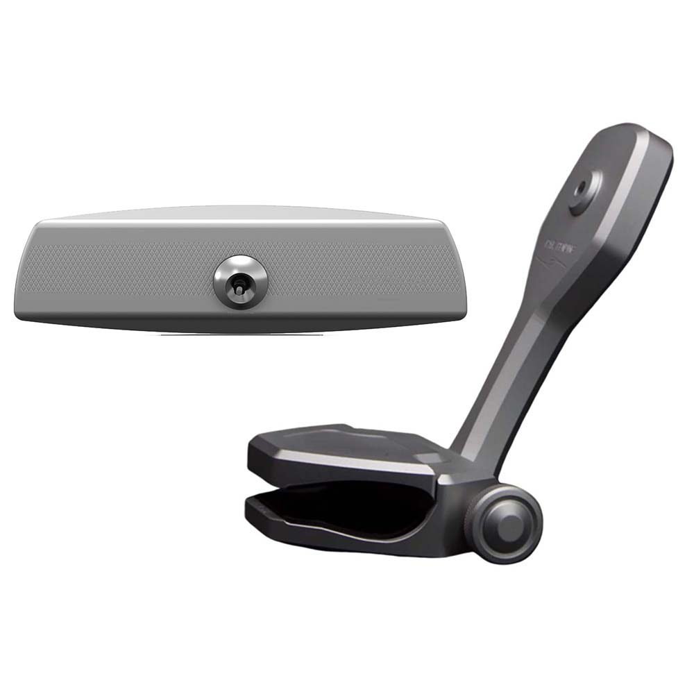 PTM Edge Mirror/Bracket Kit w/VR-140 Elite Mirror ZXR-361 (Titanium Grey) - Life Raft Professionals