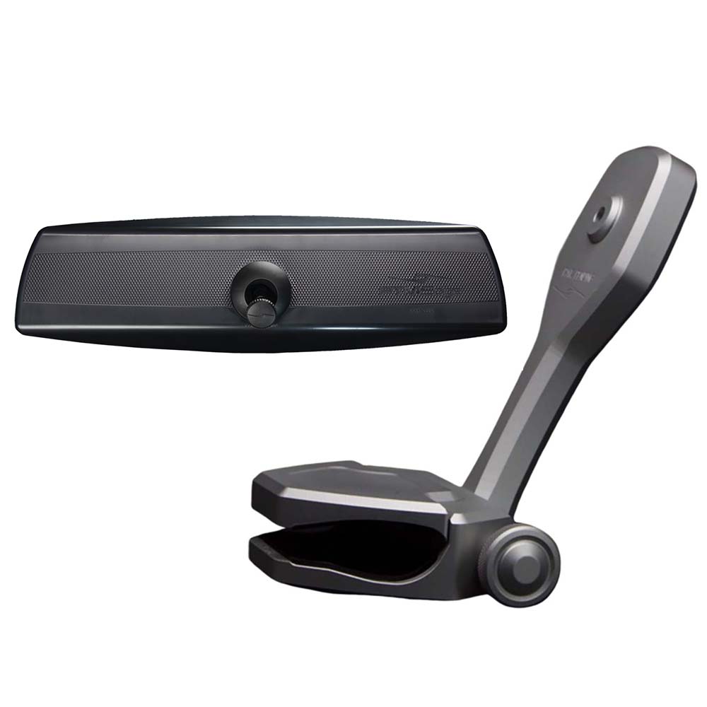 PTM Edge Mirror/Bracket Kit w/VR-140 PRO Mirror ZXR-320 (Titanium Grey) - Life Raft Professionals