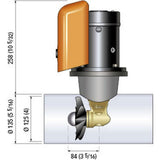 Quick Bow Thruster BTQ 125-30 30KGF - 12V - D125 - 1.5kW - Life Raft Professionals