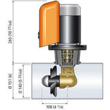 Quick Bow Thruster BTQ 140-40 40KGF - 12V - D140 - 2.2kW - Life Raft Professionals