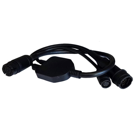 Raymarine Adapter Cable 25-Pin to 25-Pin 7-Pin - Y-Cable to RealVision Embedded 600W Airmar TD to Axiom RV [A80491] - Life Raft Professionals