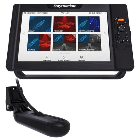Raymarine Element 12 HV Combo w/HV-100 Transom Mount Transducer Lighthouse North America Chart [E70536-05-102] - Life Raft Professionals