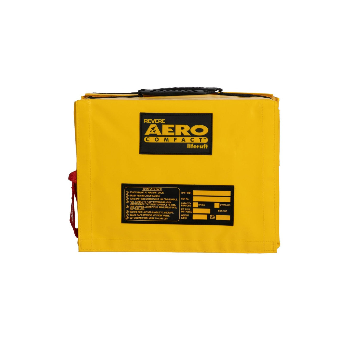 Revere Aero Compact Aviation Life Raft, 2-4 Person, Valise Bag - Life Raft Professionals