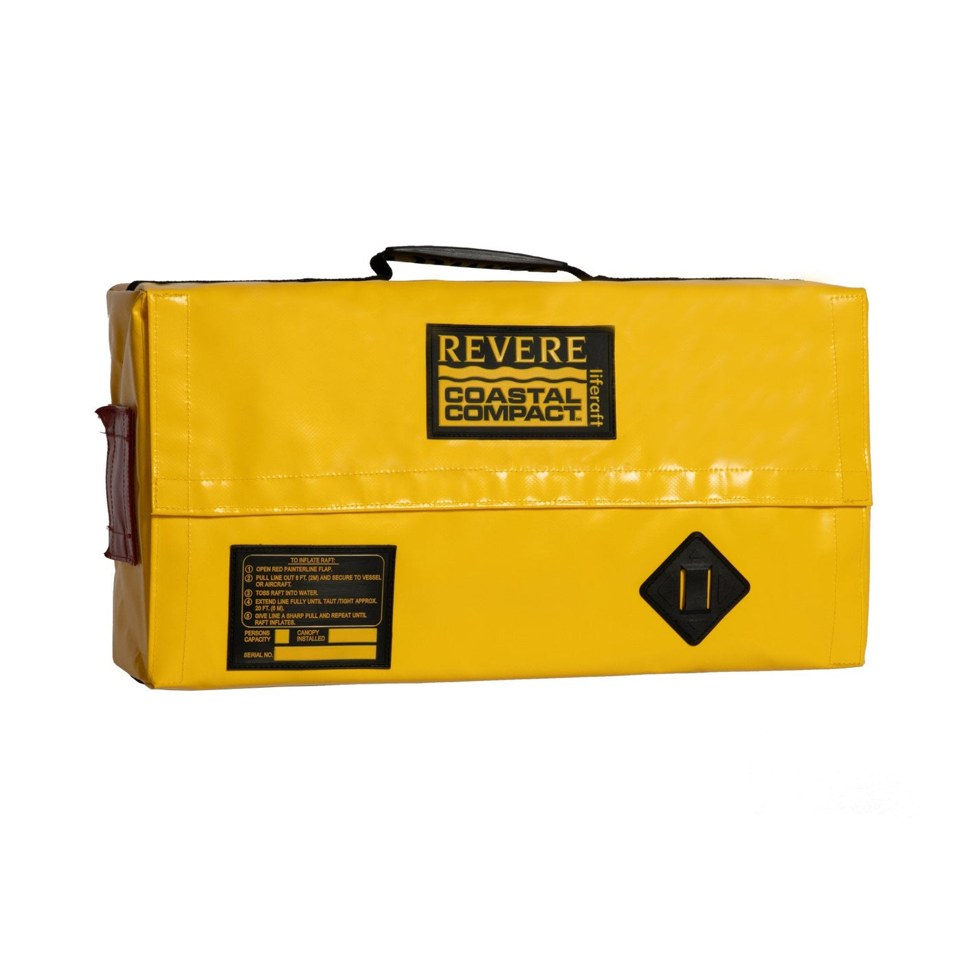 Revere Coastal Compact Life Raft, 2-6 Person, Valise Bag - Life Raft Professionals