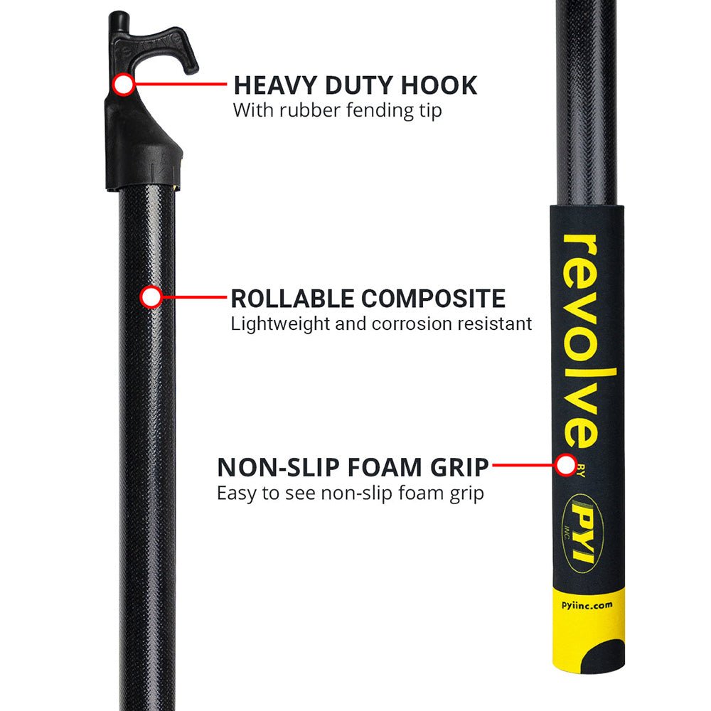 Revolve Rollable Boat Hook - 75" - Life Raft Professionals
