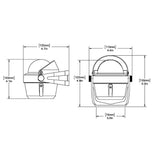 Ritchie B-51 Explorer Compass - Bracket Mount - Black - Life Raft Professionals