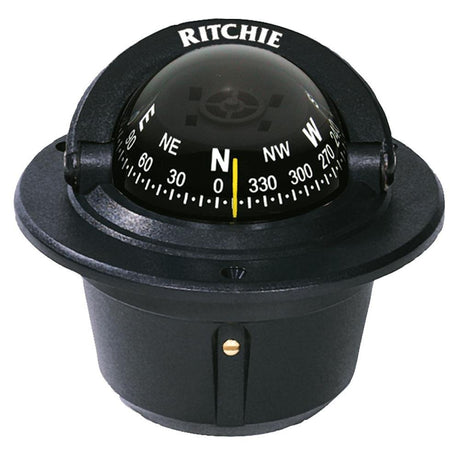 Ritchie F-50 Explorer Compass - Flush Mount - Black [F-50] - Life Raft Professionals