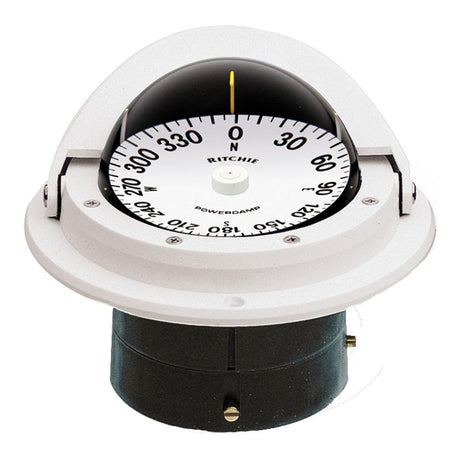 Ritchie F-82W Voyager Compass - Flush Mount - White [F-82W] - Life Raft Professionals