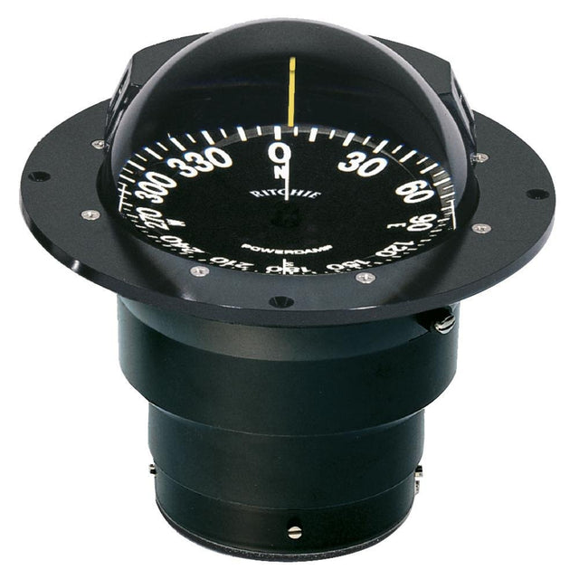 Ritchie FB-500 Globemaster Compass - Flush Mount - Black - 12V - 5 Degree Card [FB-500] - Life Raft Professionals