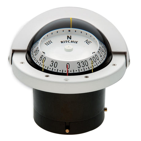 Ritchie FNW-203 Navigator Compass - Flush Mount - White [FNW-203] - Life Raft Professionals