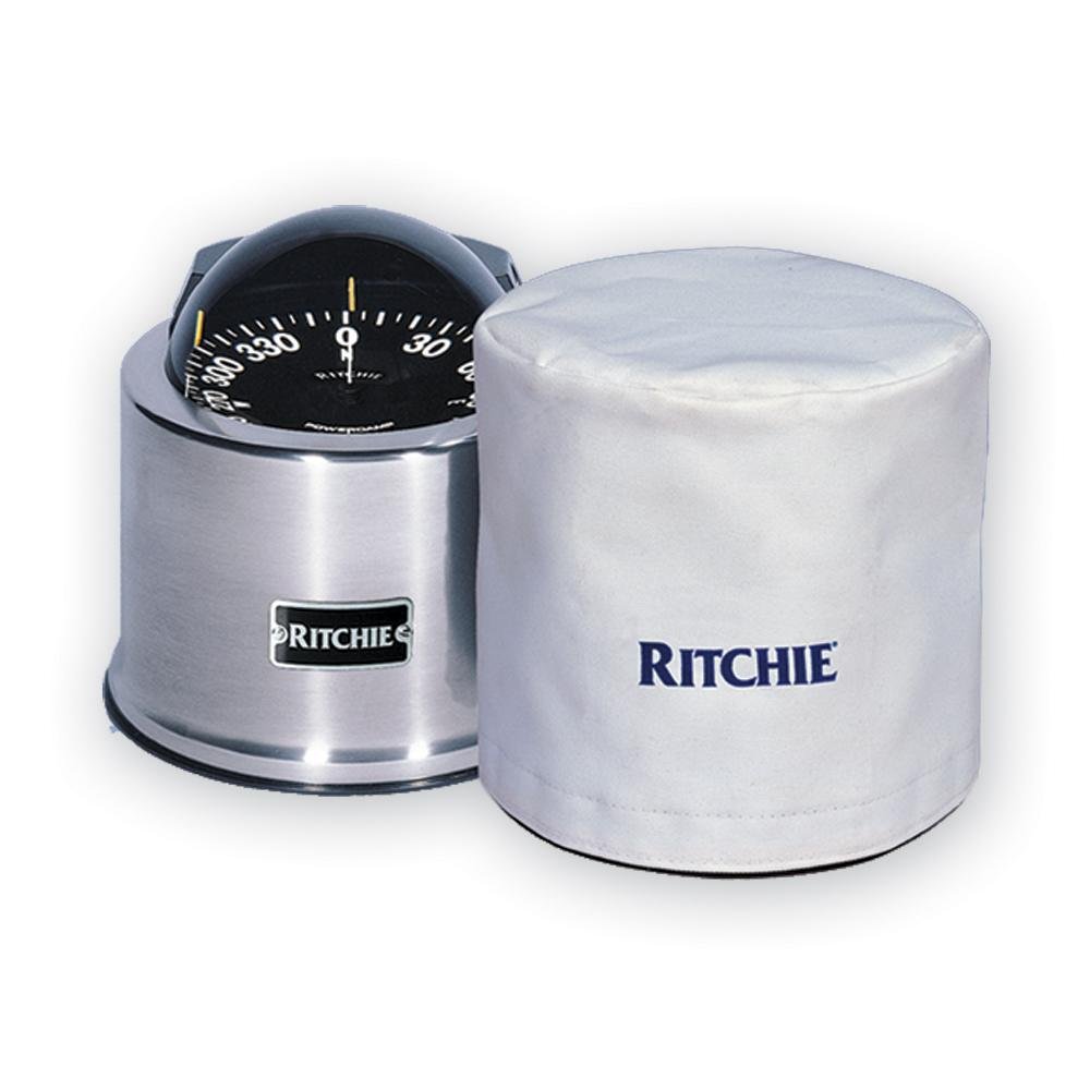 Ritchie GM-5-C 5" GlobeMaster Binnacle Mount Compass Cover - White [GM-5-C] - Life Raft Professionals