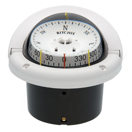 Ritchie HF-743W Helmsman Compass - Flush Mount - White [HF-743W] - Life Raft Professionals