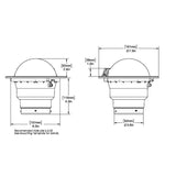 Ritchie SS-5000W SuperSport Compass - Flush Mount - White - Life Raft Professionals