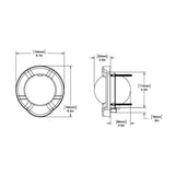 Ritchie SS-PR2 SuperSport Compass - Dash Mount - Black [SS-PR2] - Life Raft Professionals