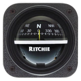 Ritchie V-537 Explorer Compass - Bulkhead Mount - Black Dial [V-537] - Life Raft Professionals