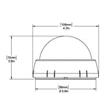 Ritchie XP-99W Kayaker Compass - Surface Mount - White - Life Raft Professionals