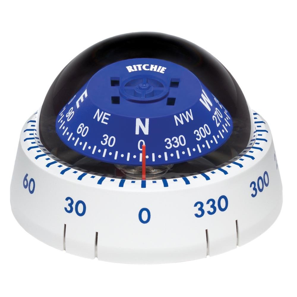 Ritchie XP-99W Kayaker Compass - Surface Mount - White [XP-99W] - Life Raft Professionals