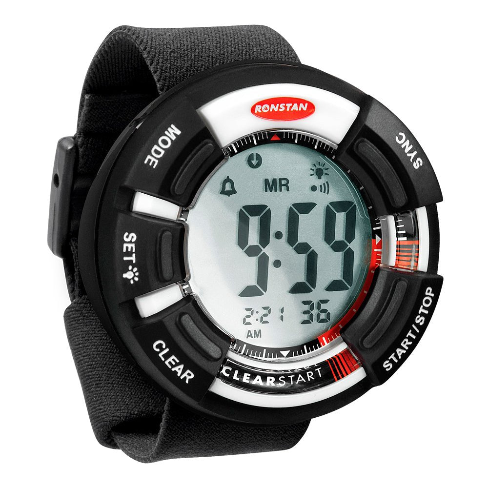 Ronstan Clear Start Race Timer - 65mm (2-9/16") - Black/White - Life Raft Professionals