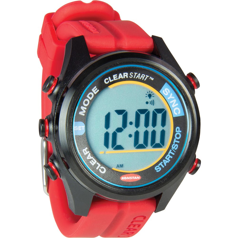 Ronstan ClearStart 40mm Sailing Watch- Red - Life Raft Professionals