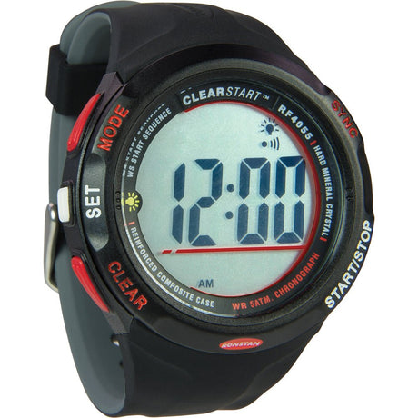 Ronstan RF4055 ClearStart 50mm Sailing Watch - Black/Grey - Life Raft Professionals