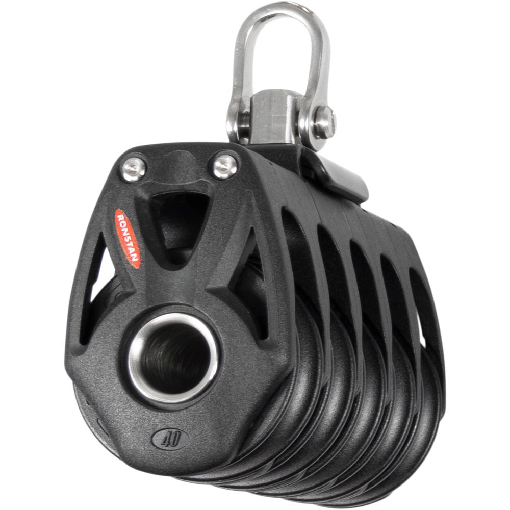 Ronstan Series 40 Orbit BB Quin Block w/Swivel Shackle - Life Raft Professionals