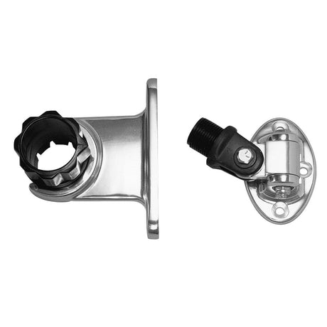 Rupp Standard Antenna Mount Support w/4-Way Base & 1.5" Collar [PAK-0001] - Life Raft Professionals