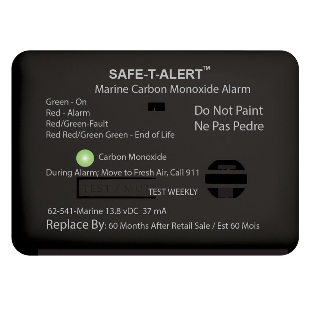 Safe-T-Alert 62 Series Carbon Monoxide Alarm w/Relay - 12V - 62-541-R-Marine - Surface Mount - Black [62-541-R-MARINE-BL] - Life Raft Professionals